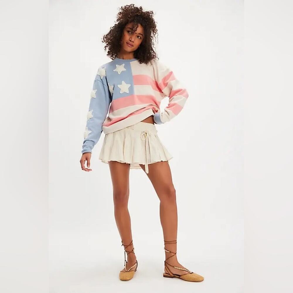 Free People x Tricia Fix Stars and Stripes Sweater - Picture 3 of 8